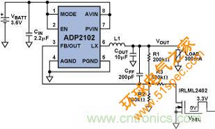 DC-DC开关稳压器—— 在DSP系统中延长电池寿命