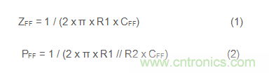 降低输出噪声的方法：使用前馈电容(CFF)