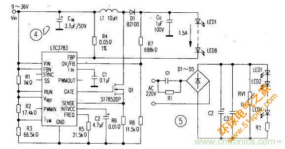 【收藏】LED灯驱动电源电路图大全