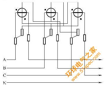 三相无功电能表的原理接线图.jpg