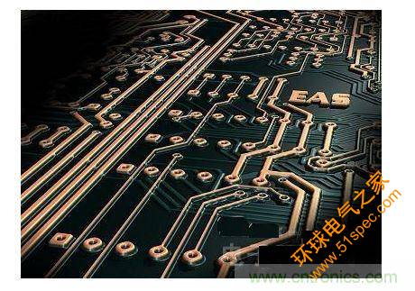 某服務(wù)器用主板的PCB一角