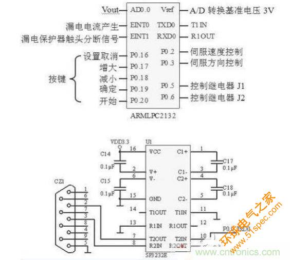 A/D转换及控制电路