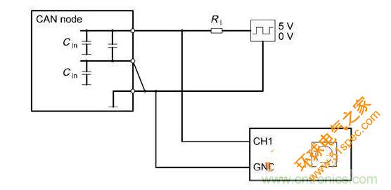 Cdiff測試原理（CANnode輸出線從上往下為CANH、CANL、GND）