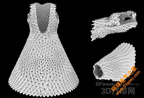 Nervous System工作室推出3D打印连衣裙的升级版