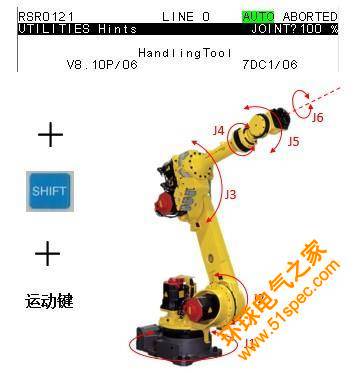 FANUC工业机器人手动示教的方法