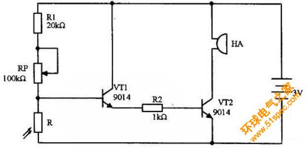 領(lǐng)略美妙的電子技術(shù)：光控報警器電路圖解
