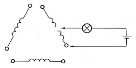 用灯泡法确定电动机定子绕组断路点