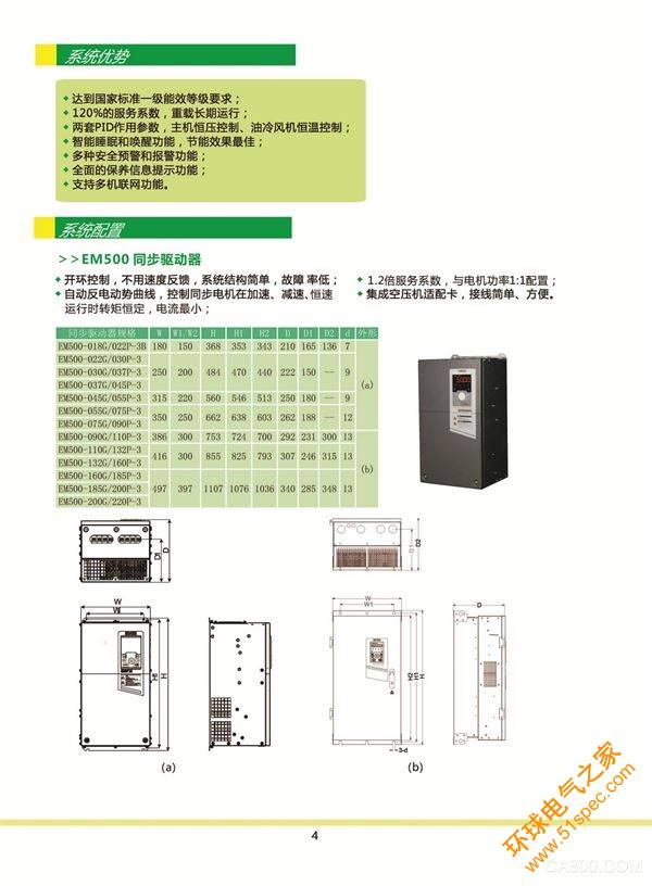 EMS500螺桿空壓 多種安全預警 全面保養