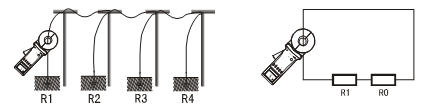 钳形接地电阻测试仪多点接地法