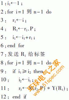 ECC结合轻量级Hash函数的RFID系统安全认证方案